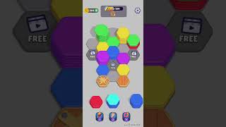 Hexa sort _ Level 58 #games #gaming #sortpuzzlegame #sorts #hexasort #mobilegame