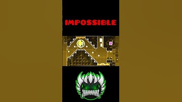 Clubstep IMPOSSIBLE COINS? Geometry Dash 2.2 #shorts #deluxe12