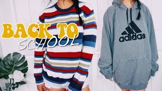GOODWILL THRIFT STORE TRY ON HAUL - BACK TO SCHOOL SHOPPING