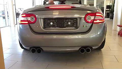 Jaguar XKR 5.0 Supercharged V8 2010 | Cold start & Revs