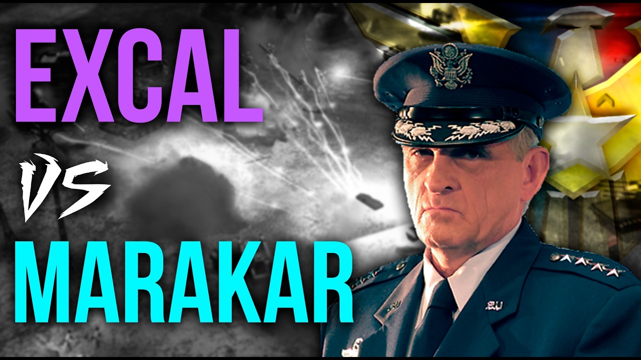 ExCaL vs Marakar - ДВА ЛУЧШИХ ИГРОКА МИРА В НАПРЯЖЕННОМ ШОУМАТЧЕ!!!  - Generals Zero Hour
