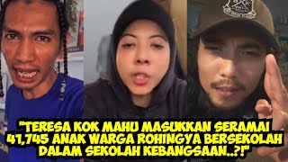 TIGA TIKTOKERS TAMPIL 'SEKOLAHKAN' TERESA KOK YANG GESA KPM MAHU ANAK-ANAK ROHINGYA BERSEKOLAH..