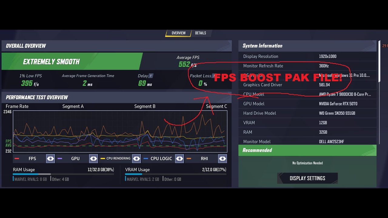 Marvel Rivals Config Pak How to install Pak file(engine file) for more FPS in Marvel Rivals :P ...