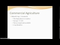 AP Human Geography – Commercial Agriculture  Mixed Crop and Livestock and Ranching