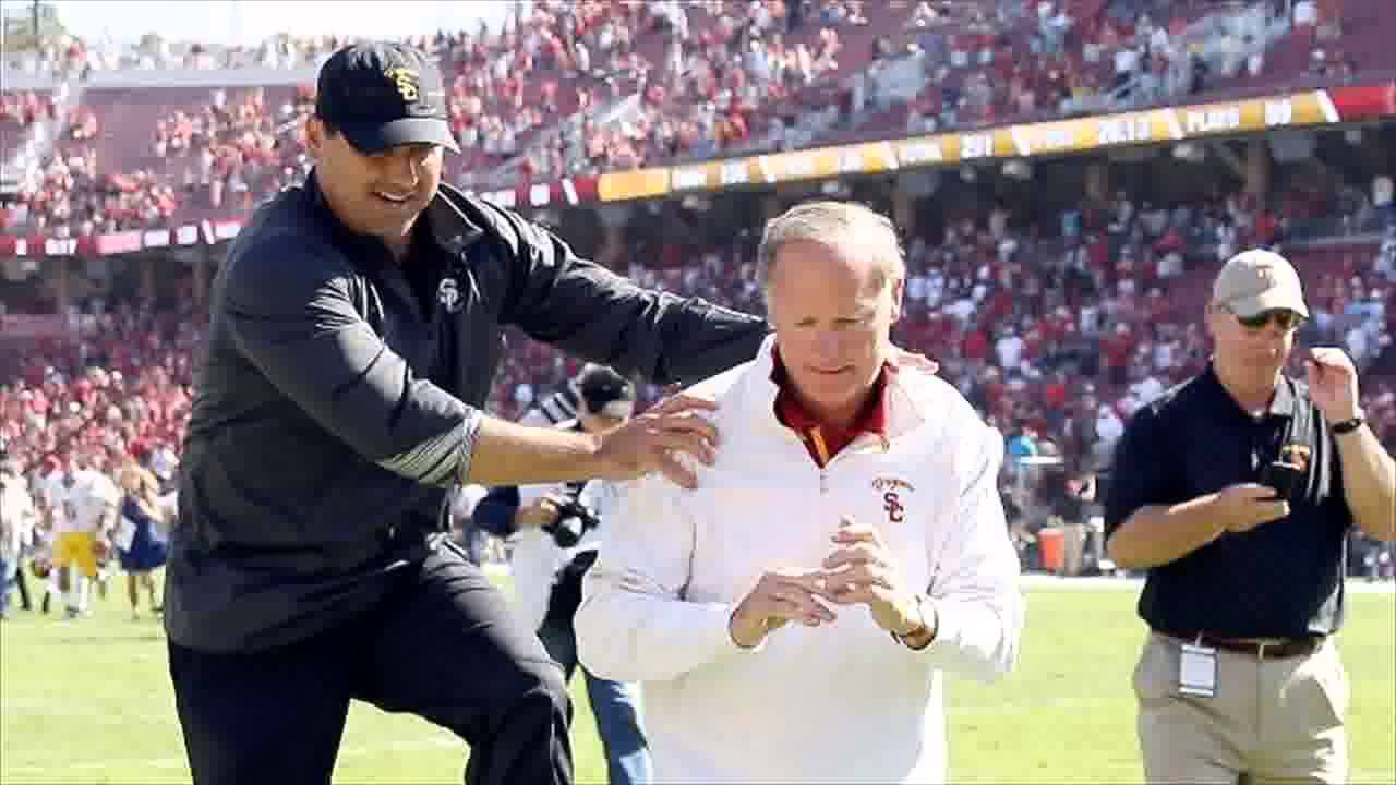 Sarkisian regrets calling USC AD Haden to field