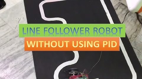 LINE FOLLOWER ROBOT [ WITHOUT USING PID ALGORITHM ] using digital algorithm