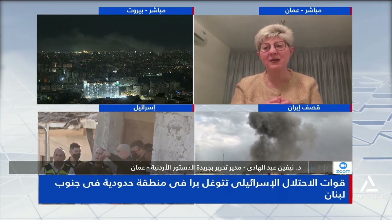 نفين عبد الهادى - مدير تحرير بجريدة الدستور الأردنية - عمان