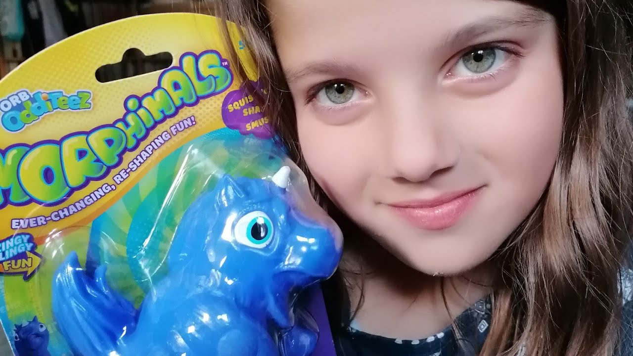 Тянущийся единорог. Morphimals. Тяни, скручивай, сжимай. Антистресс игрушка. Игрушка-тянучка 