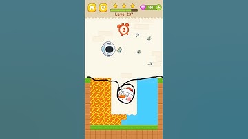 Save the dog 🐩 level 237 😽 amazing 💞 video game play #savethadog #gaming #shorts