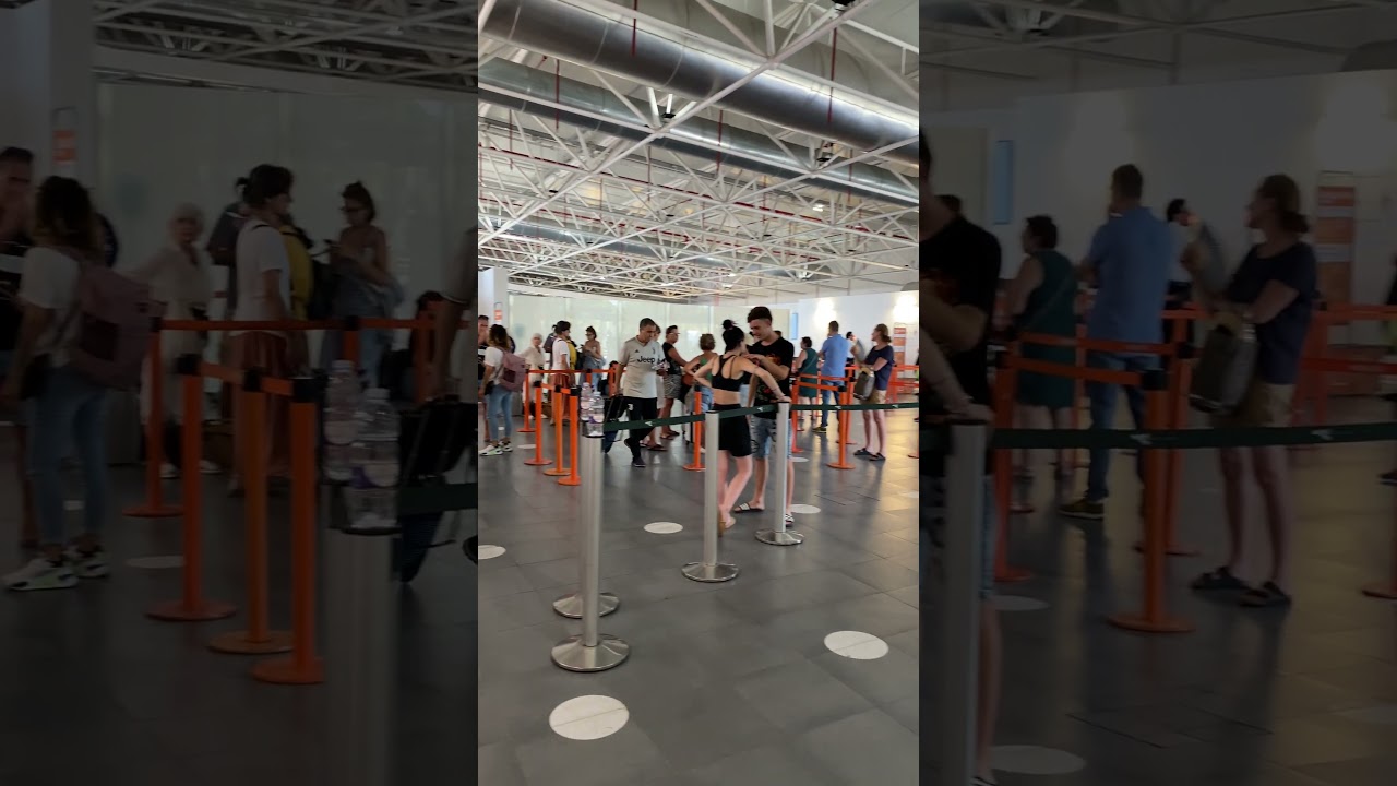 Aeroporto di Catania dopo Incendio Terminal C