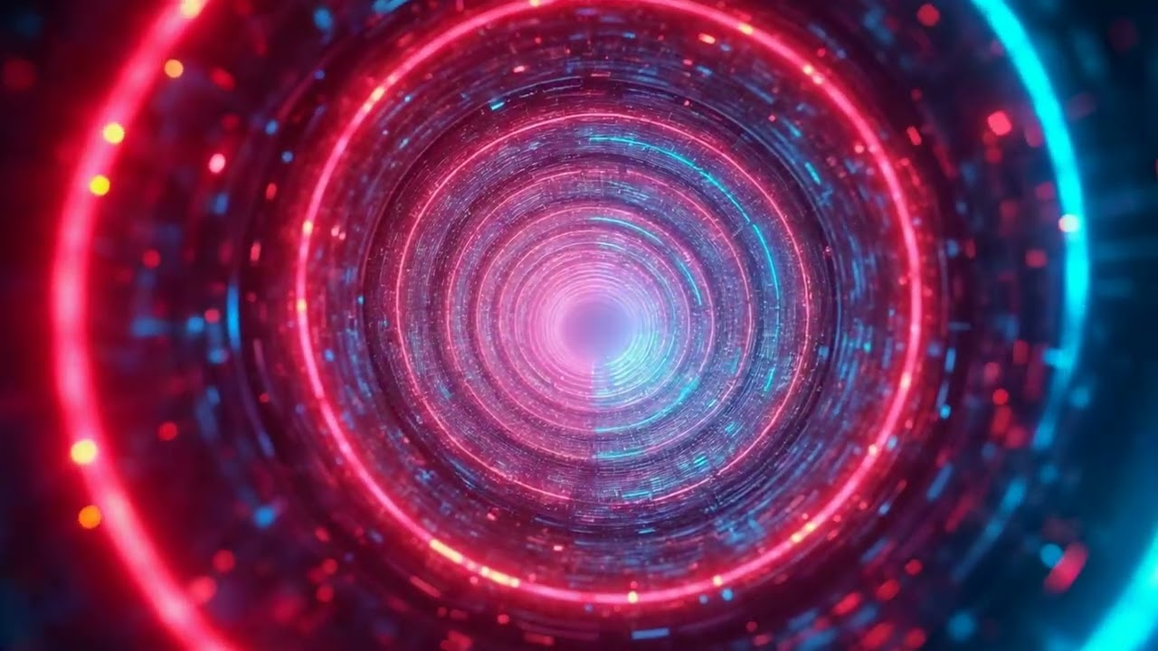 Cpoyright free tunnel video background streaming Hintergrund Schleife Loop Screensaver