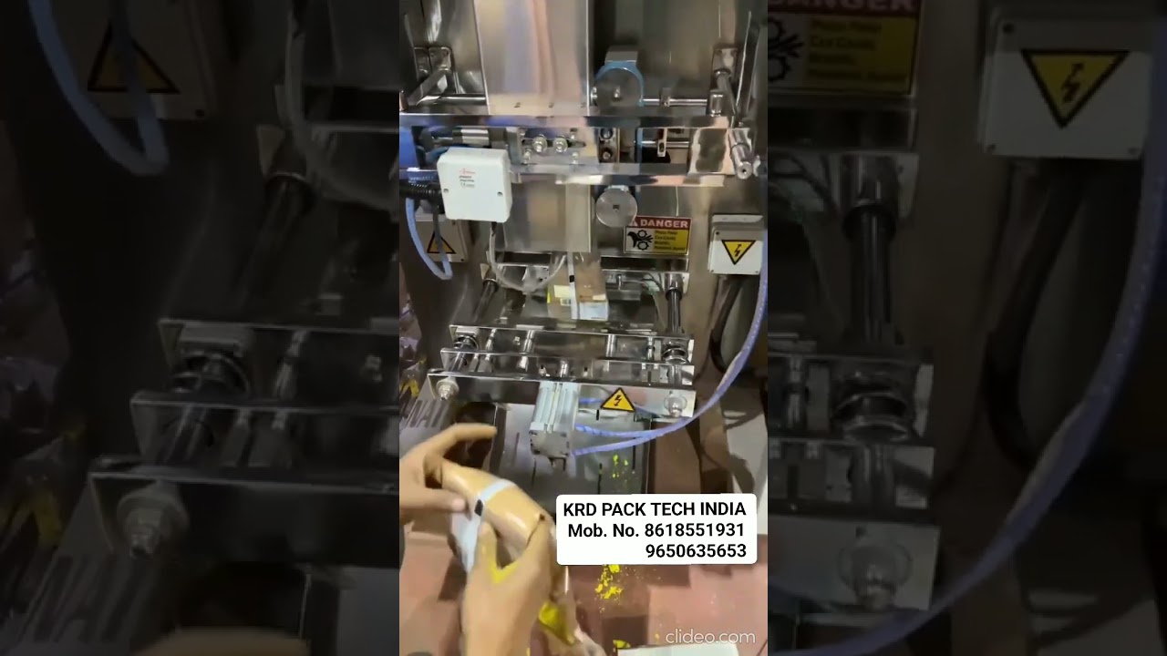 Collar Type Pouch Packaging With Servo Auger Fillers  Such As Milk Powder, Maida, Flour, Spices, etc