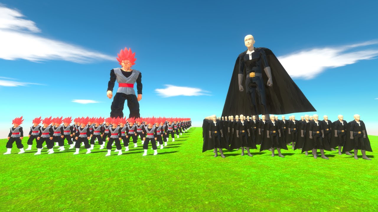 Kamekameha  King Goku Black vs Saitama Black - ARBS