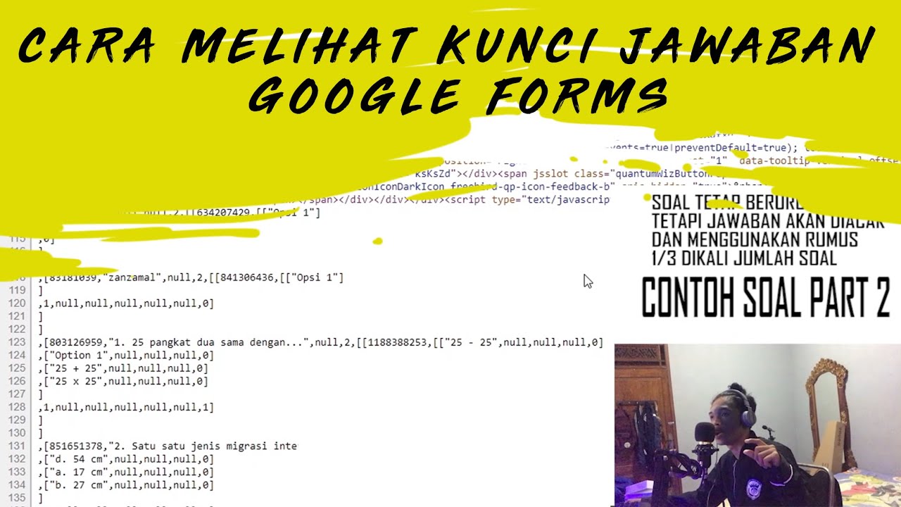 Google Form Cara Curang Melihat Kunci Jawaban Seriously Youtube