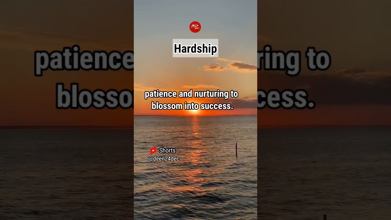 Planting Resilience Navigating Hardship in Islamic Perspective 