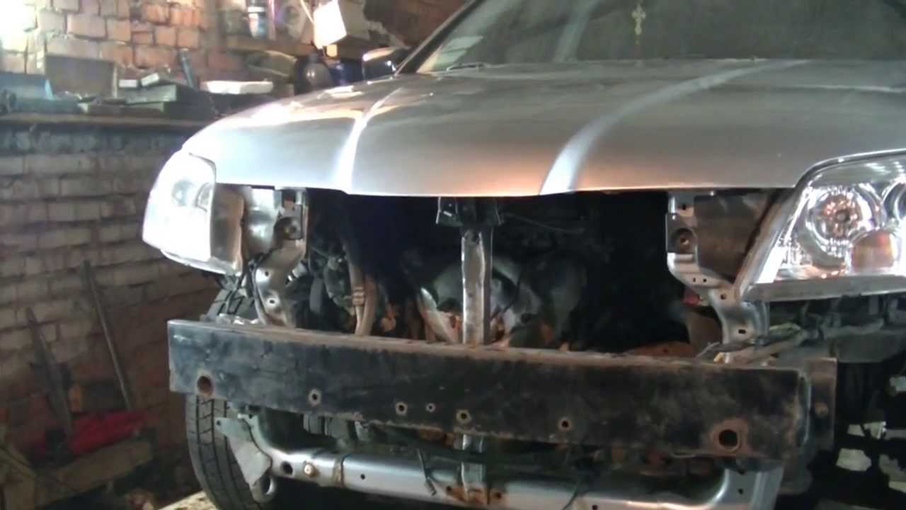 Рихтовка Мицубиси Аутлендер . Часть 2 . Кузовной ремонт. BODY REPAIR ...