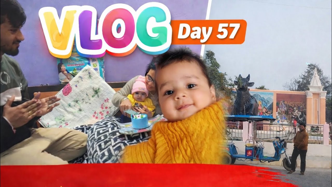 Day 57 Laddo’s 2nd Month Birthday Celebration 🎂 | Late Night Family Dinner Vlog 💛
