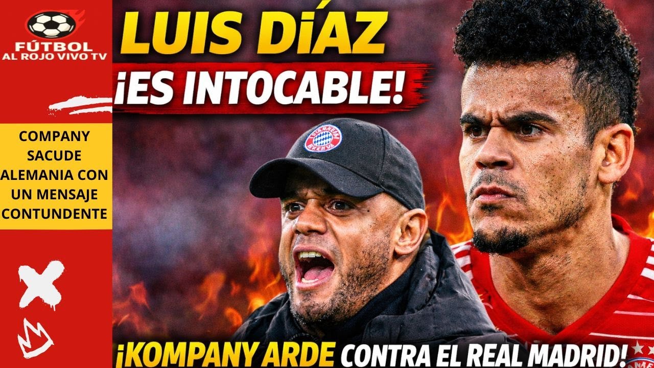 Company sacude Alemania con un mensaje contundente. #luisdiaz #campany #alemania #futbol