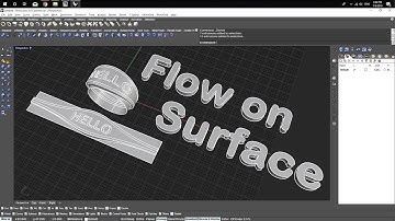 There is the way for using Flow along the Surface command for design Rings #Tutorial