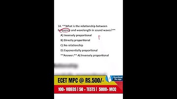 ECET 2025 Physics & Chemistry Guide | How to Get the Best Rank! 🚀 | Q-122 ,#ecet2025