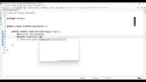 Sum of Array Elements