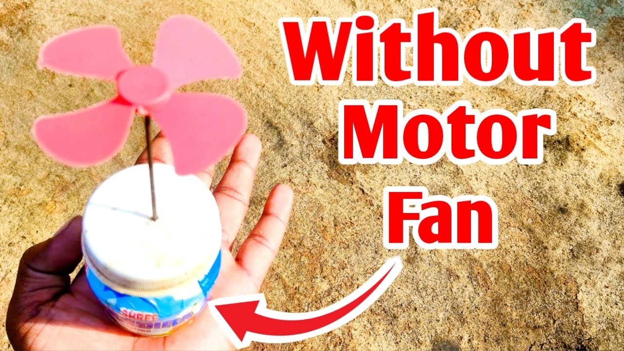 Without motor fan Bina motor ki fan kaise banaye YouTube