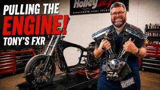Getting The Harley FXR Ready For A New Engine! S&S EVO 111"