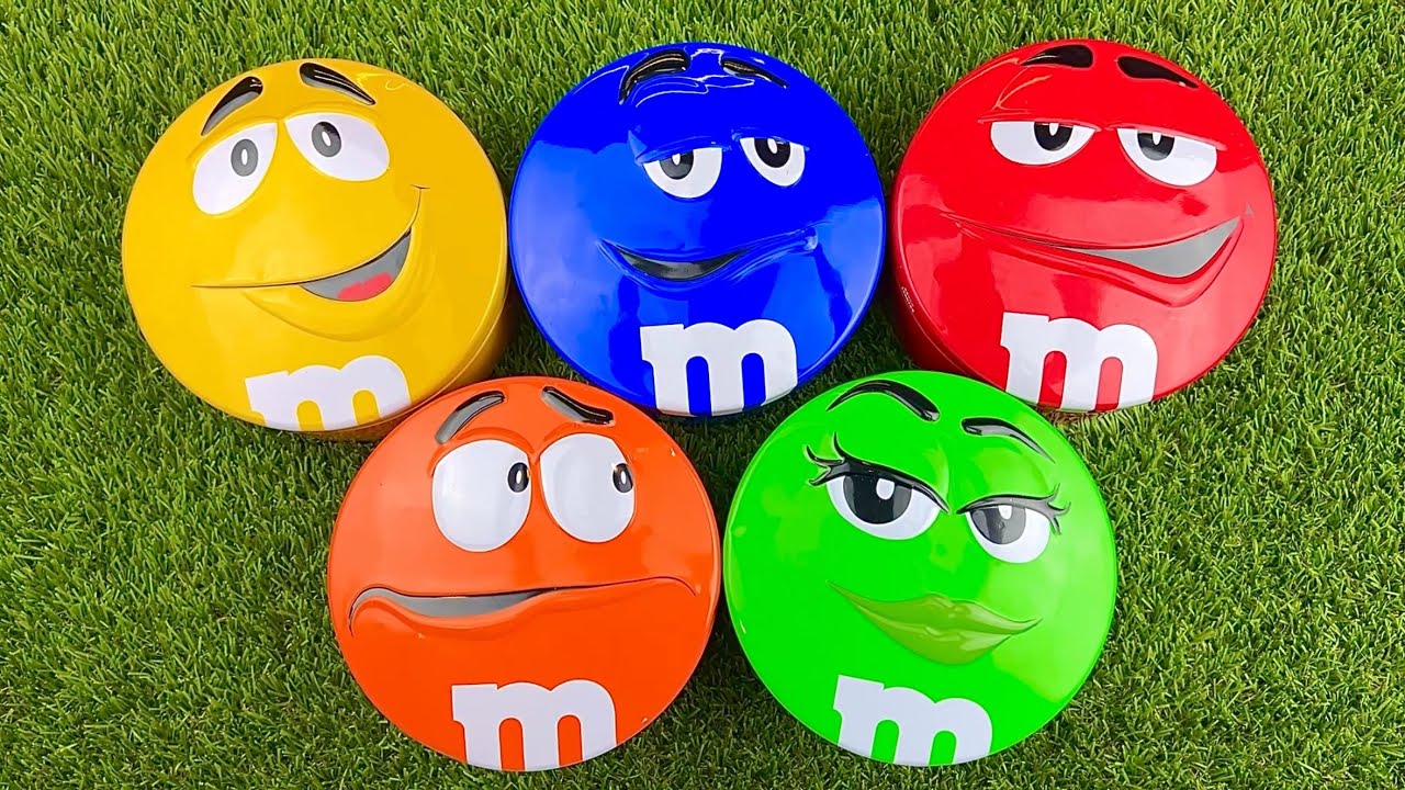 Satisfying Video | ASMR Unboxing Colorful M&M'S and Yummy Munz Candy From Mystery Boxes