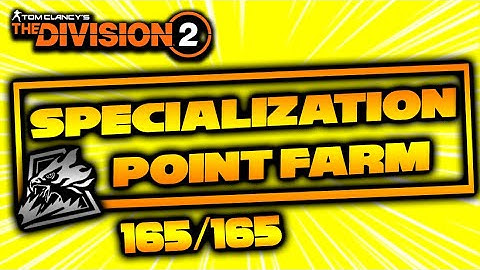 Tips and Tricks for Division 2 | Specialized Points Farm | How Else Can you Farm Spec Points?