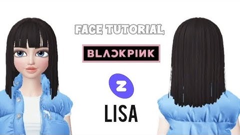 FACE TUTORIAL OF BLACKPINK LISA IN ZEPETO BLACKPINK#LISA#LALISA#blackpink lisa#zepeto#face tutorial