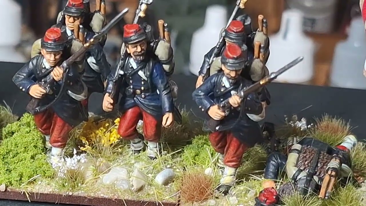 Wargaming the Franco Prussian War: French Infantry