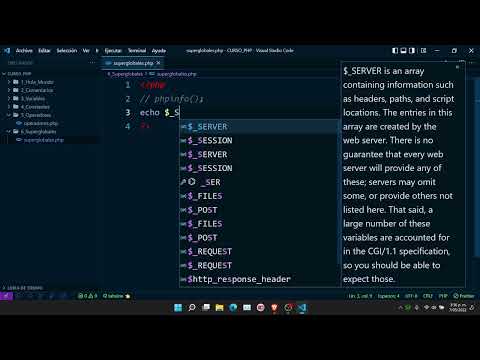 Variables Superglobales en PHP