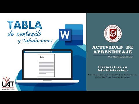 Cómo utilizar la función de tabla de contenido en Microsoft Word - Video