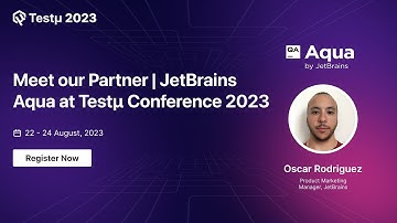 Meet our Partner | JetBrains Aqua at Testµ Conference 2023 | LambdaTest