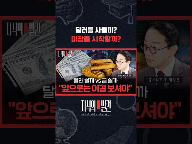 미국 시장 투자 방법은 장기적-적립식으로.. “금리 격차는 가장 중요한 변수” / 지식의발견 #shorts