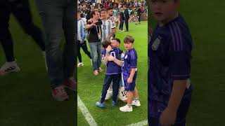 Messis Great moment  , ميسي مع اولاده لحظات مؤثرة ، World cup