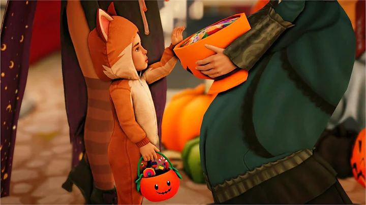 ep O3spending Halloween with Charlie!  - the sims 4