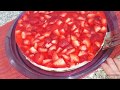 ام وليد تحلية الطبقات بالفريز بدون فرنoum walid tarte a la fraise