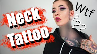 NECK TATTOO - throat - Do Neck Tattoos Hurt? How painful? - Holly Huntty