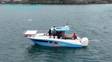 SKY MANTIS 2 carries out precision landing on a moving vessel