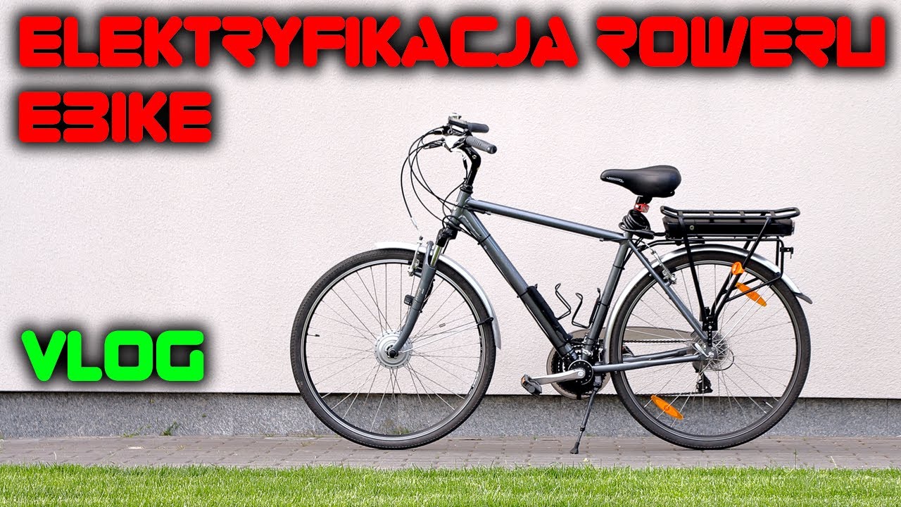 Przeróbka roweru na rower elektryczny, silnik MXUS 250W, ebike - LabFun