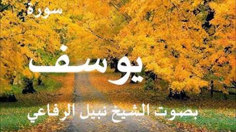سورة يوسف بصوت الشيخ نبيل الرفاعي