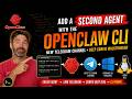 How to add a Second OpenClaw Agent, and connect it to Telegram, securely using the CLI. #openclaw