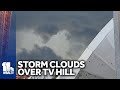 Storm clouds over TV Hill #shorts