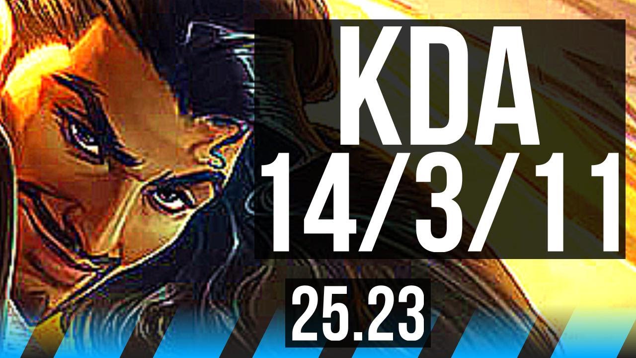 AKSHAN vs MEL (MID) | 14/3/11 | EUW Diamond | 25.23