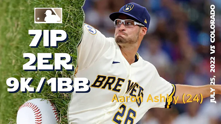 Aaron Ashby (24) | July 25, 2022 | MLB highlights