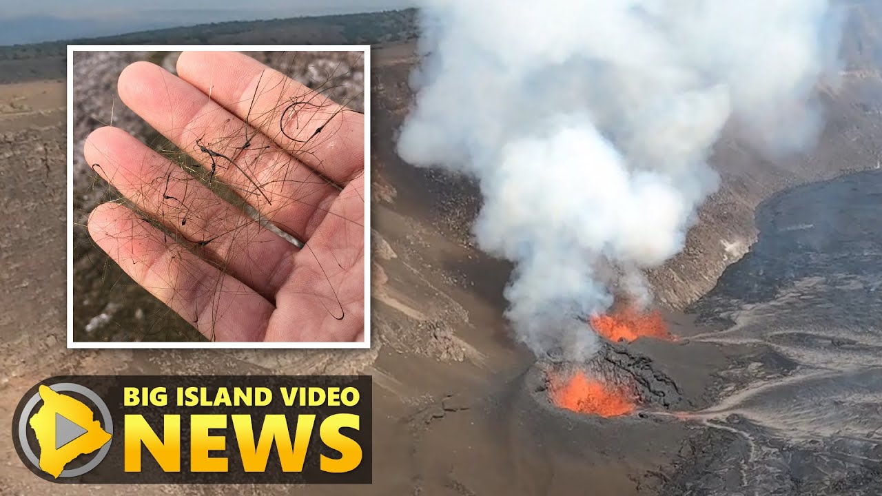 Kilauea Volcano Eruption Warning Issued For Pele's Hair (January 17
