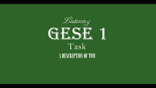 GESE 1 Trinity Listening A1 - The Body - A Description of Tom