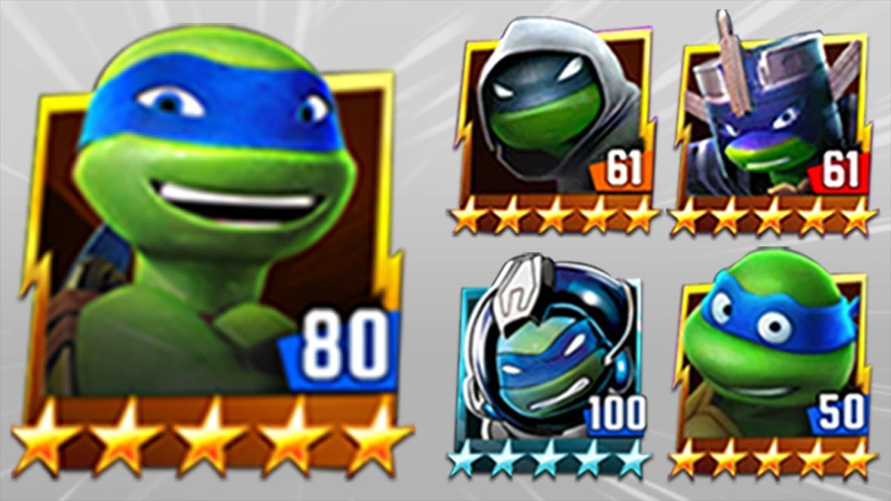 TMNT Legends All Leonardo (Nick, Larp, Classic, Space, Vision Quest)