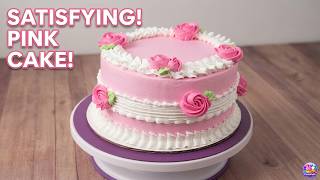 Perfecting the Pink Rose Cake | Satisfying Cake Decorating
